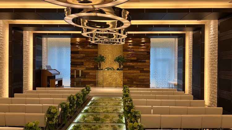 チャペルです。(2種類のチャペルがありました)