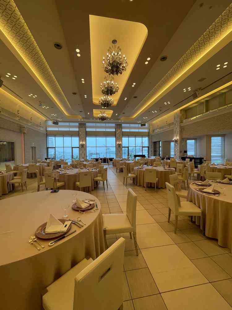 スイーツがテーマの披露宴会場。最もプリンセス感が強い。