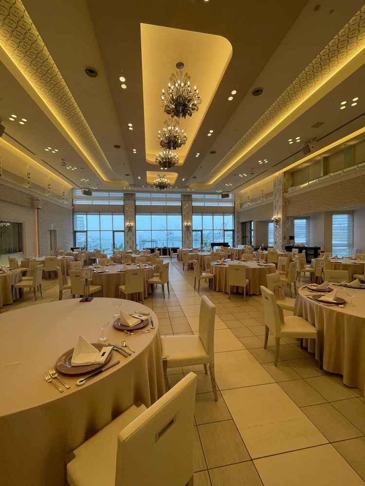 スイーツがテーマの披露宴会場。最もプリンセス感が強い。