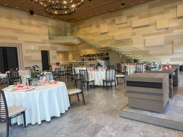 1階の披露宴会場