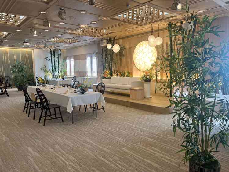 リニューアルしたての披露宴会場