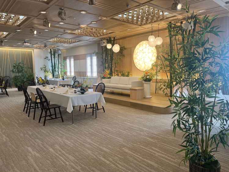 リニューアルしたての披露宴会場