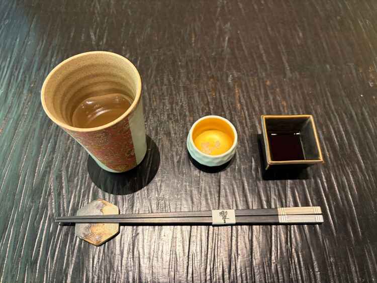 料理:前菜？！貝のお出汁