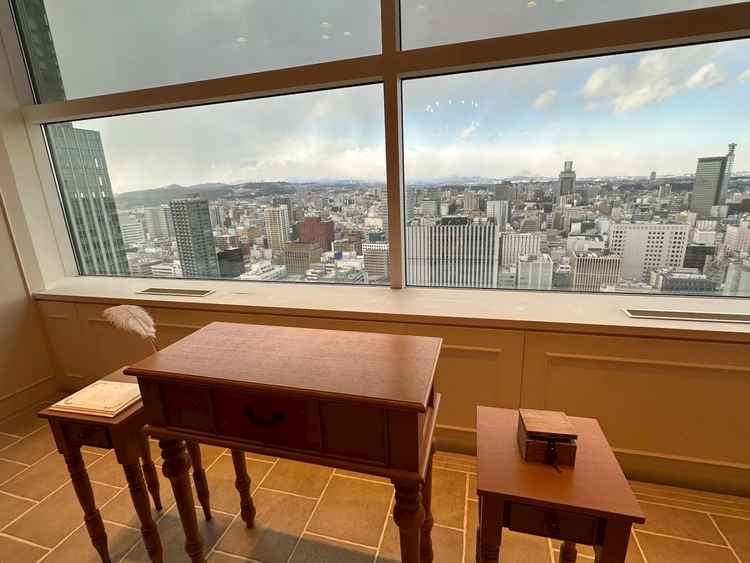 チャペル正面からの景色。