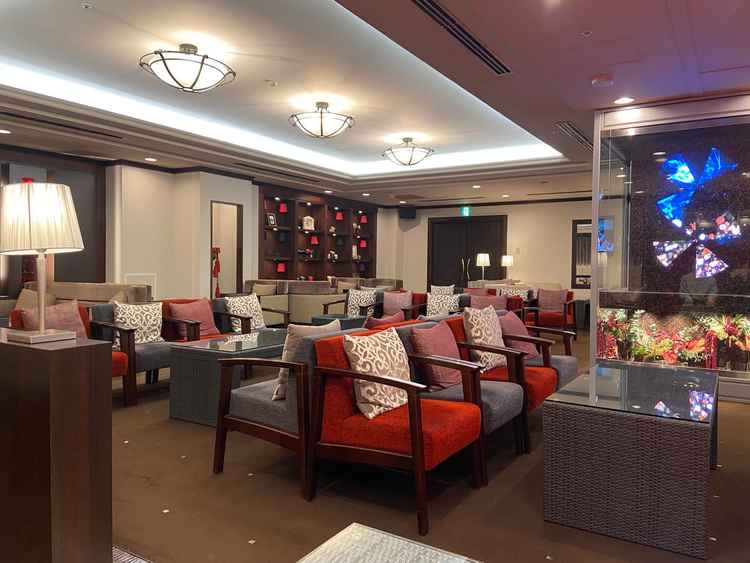 ゲストの待合室。広い！