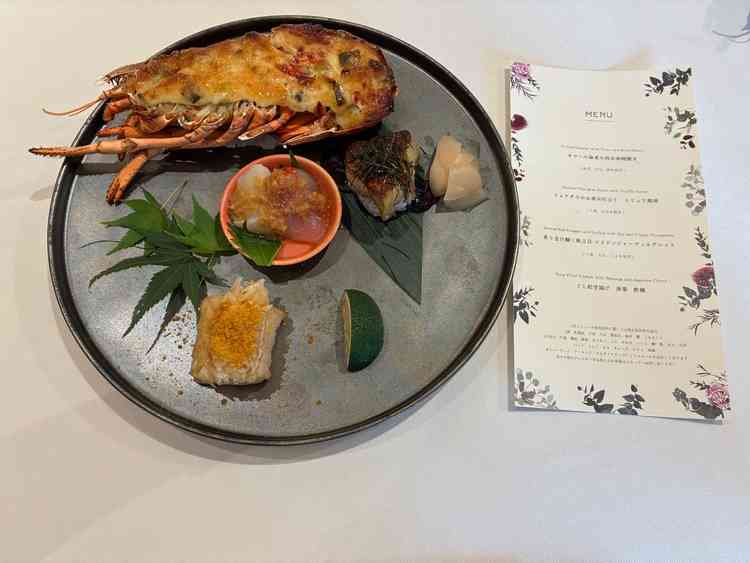 試食会のお料理です。ワンプレートでした。どれも美味しかったです。