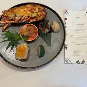 試食会のお料理です。ワンプレートでした。どれも美味しかったです。