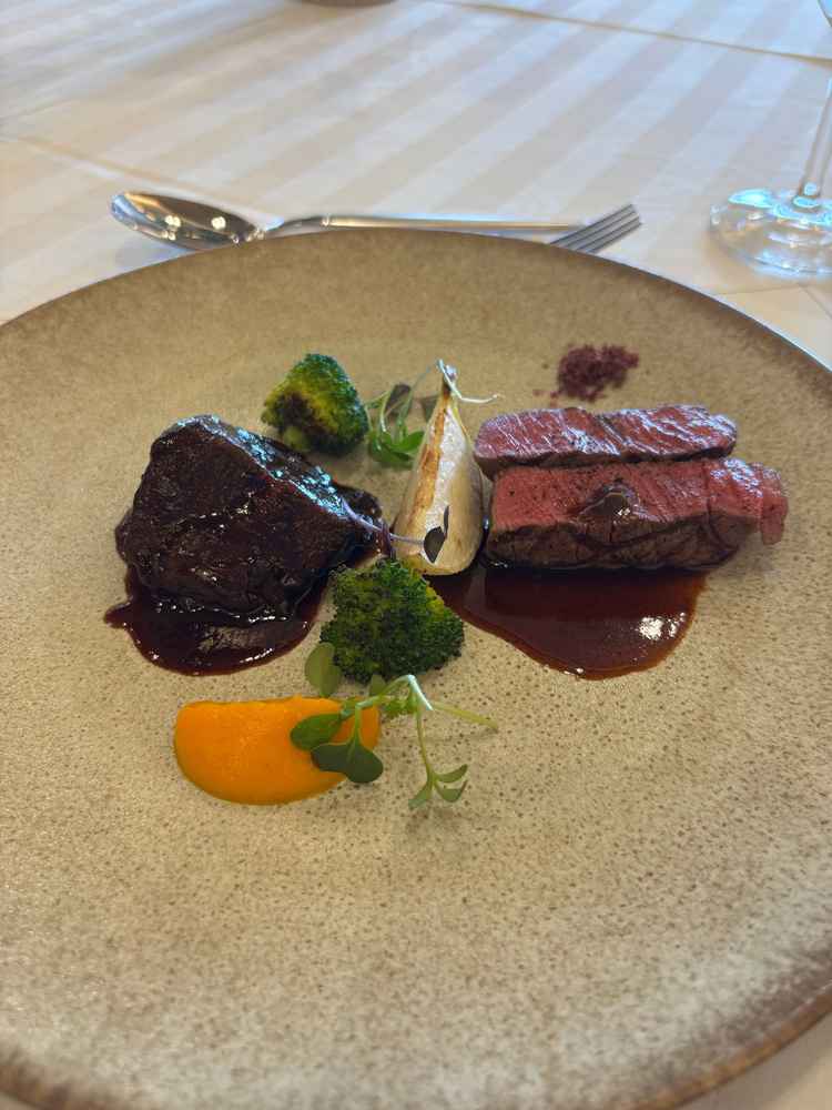 実際のメニューを試食。正直こんなに美味しいメイン料理は食べたことないってくらい美味しすぎてびっくり。
