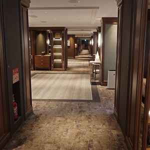 宿泊者受付（フォトスポットとして案内された）