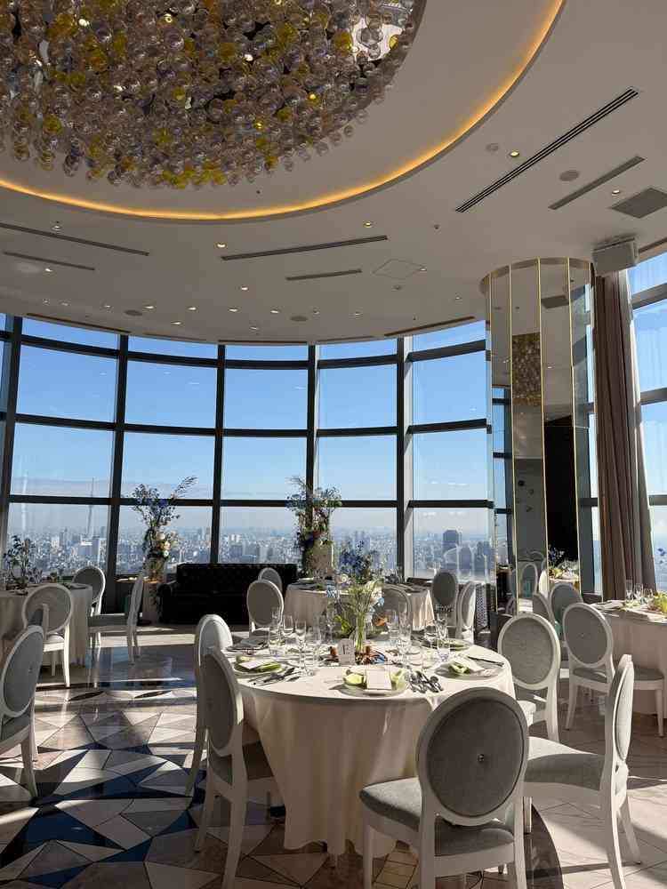 開放的な宴会場