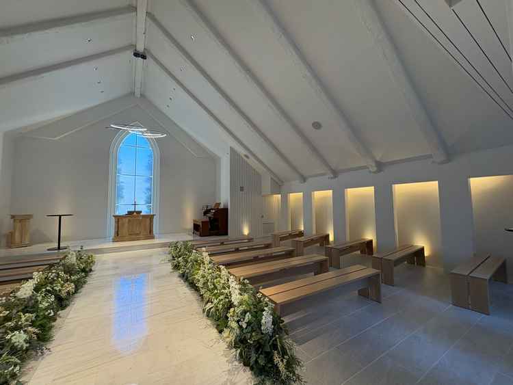 チャペルサイドの様子。