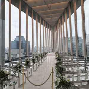 チャペルに入る前の青の洞窟をイメージした場所からドアが開いた瞬間の感動がすごかった!