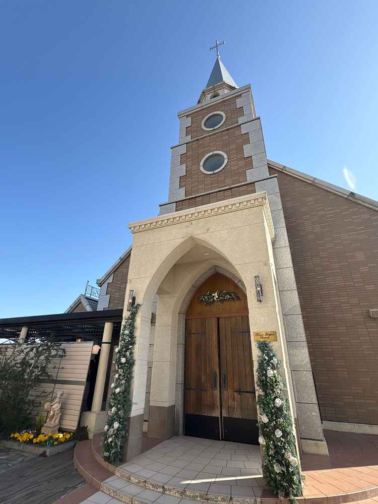 屋上にあるチャペル