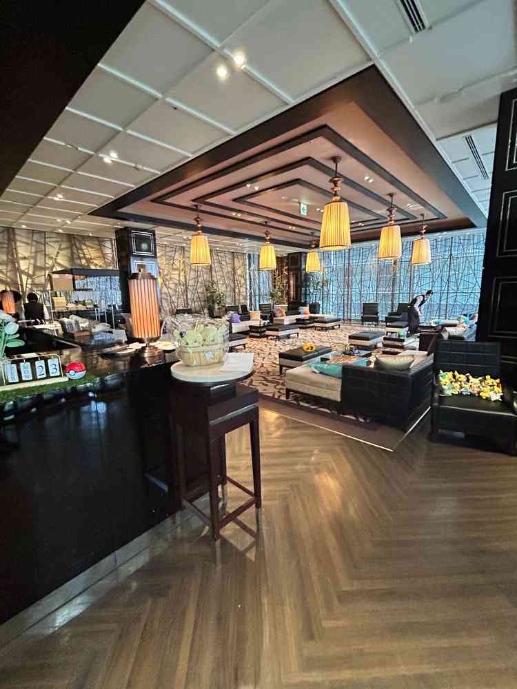 待合スペースがとても広かったです。