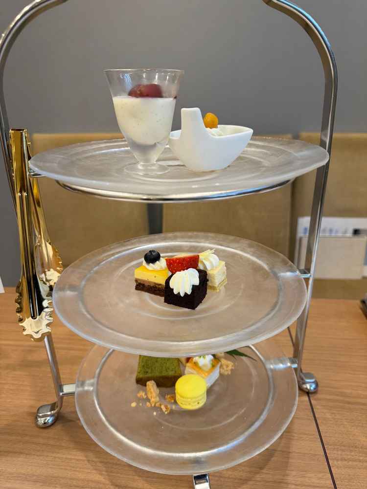 試食時に提供されたデザート