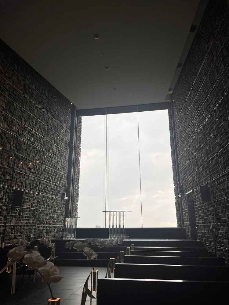 チャペルは、思ったよりはコンパクトな感じで50〜60名よ人数感だとぴったりだと思います。