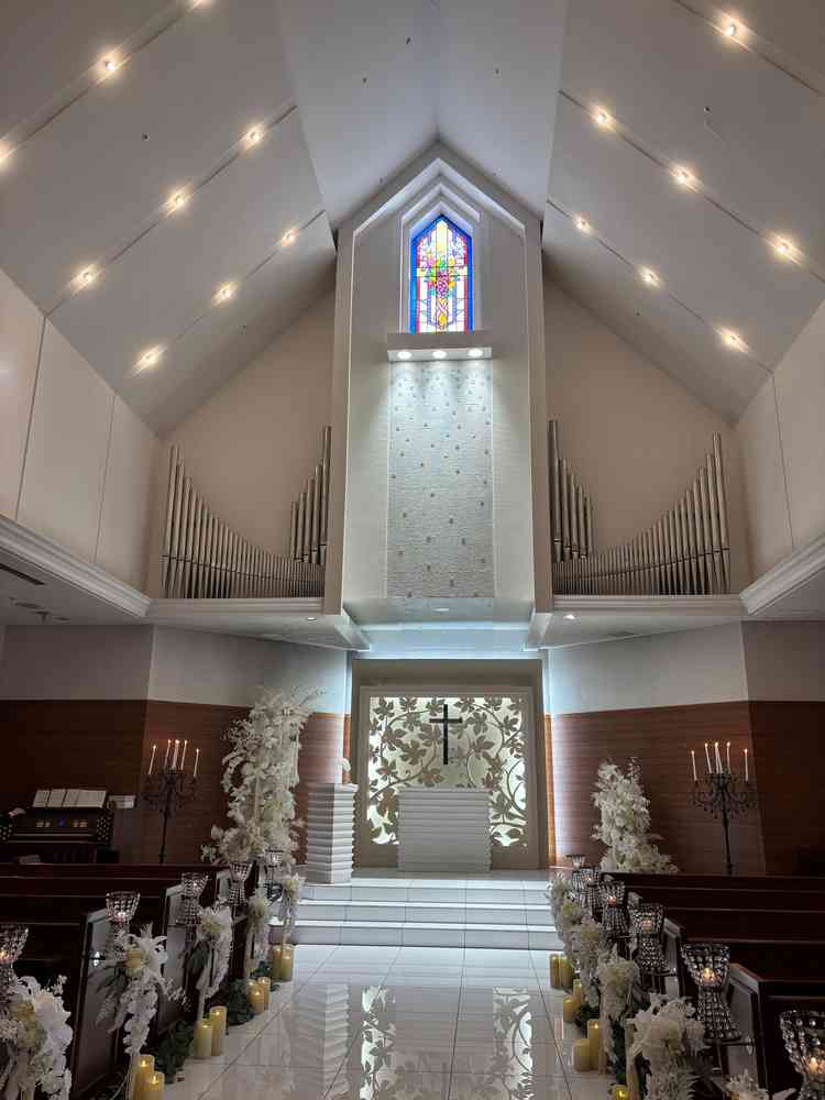 パイプオルガンつき式場