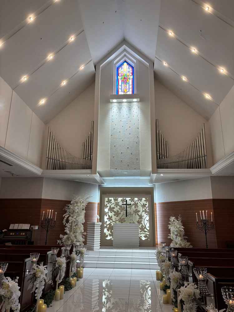 パイプオルガンつき式場