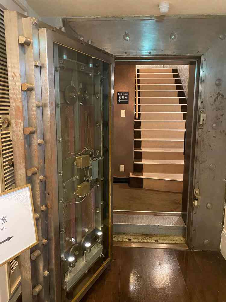 昔の金庫の扉