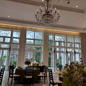 披露宴会場(真ん中)です。