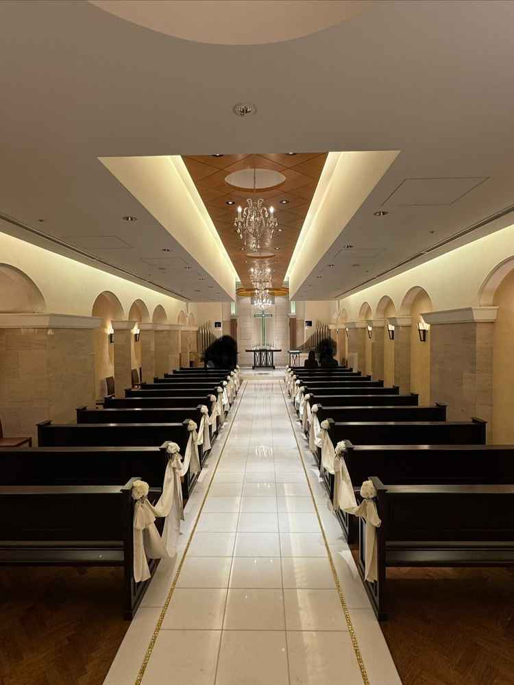 実施予定の挙式会場(チャペル)