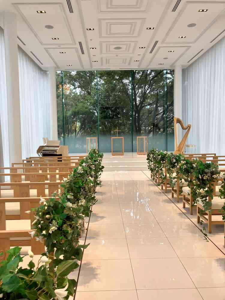 開放感のある素敵なチャペル