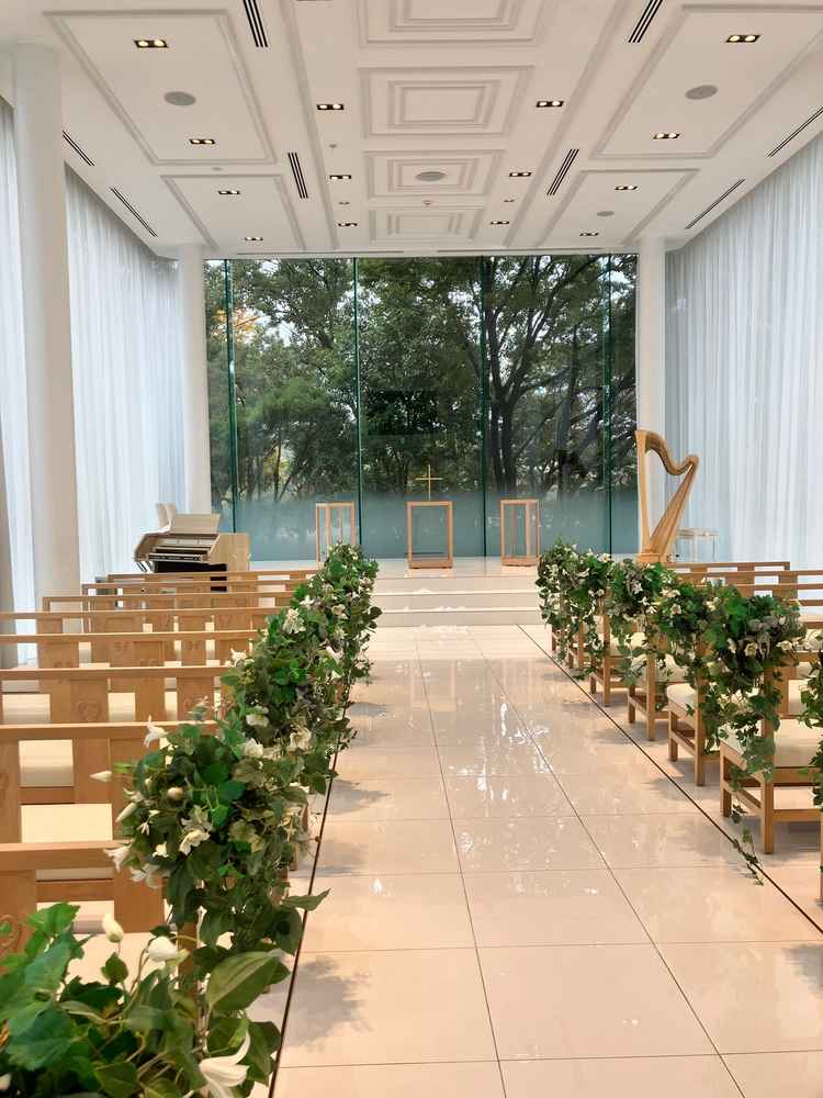 開放感のある素敵なチャペル