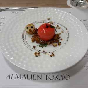 りんごのデザート、池ふくろうのシュー