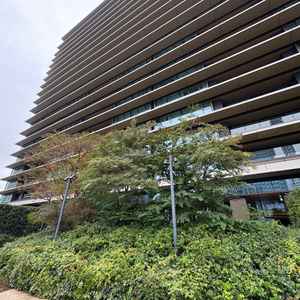 外でウェスティンホテル及び横浜のビル群をを背に写真を撮ることも可能。