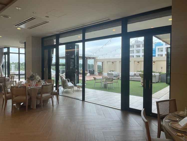 ガーデンで話したり、軽食を食べたりなど、ゲストの方々とより濃い時間を過ごす事が出来そうだと感じた。