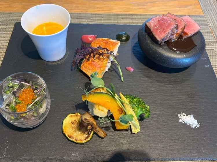 素材とソースの組み合わせが良く、食材の味を楽しみながら食事を楽しめる美味しい試食でした。