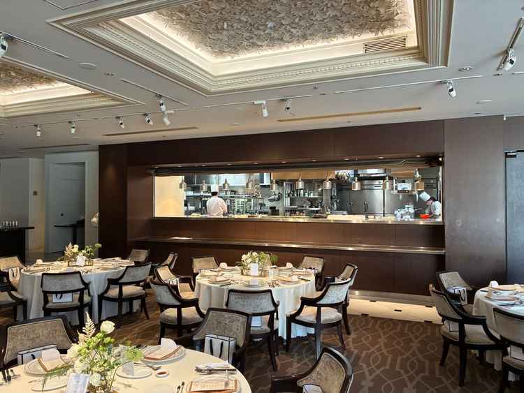 披露宴会場のオープンキッチンです