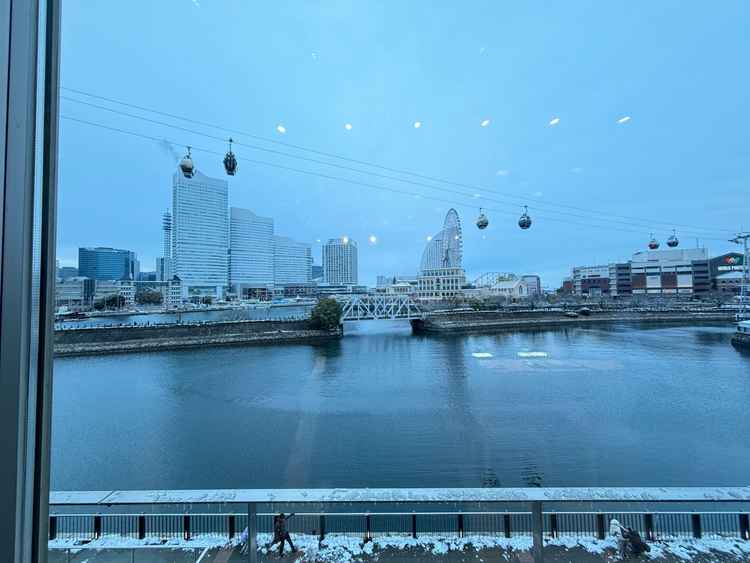 披露宴会場からの景色。