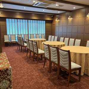 ゲストの待合室はシンプルな作り。