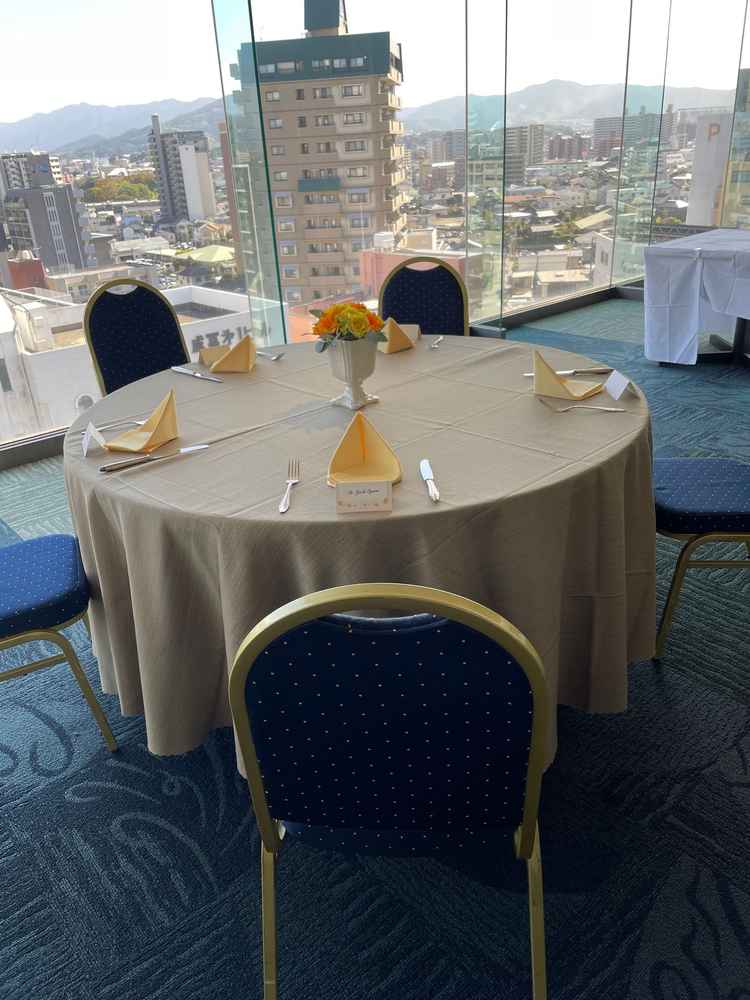 披露宴会場の模範です。