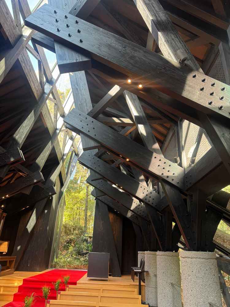 木の香りがとても心地よかった