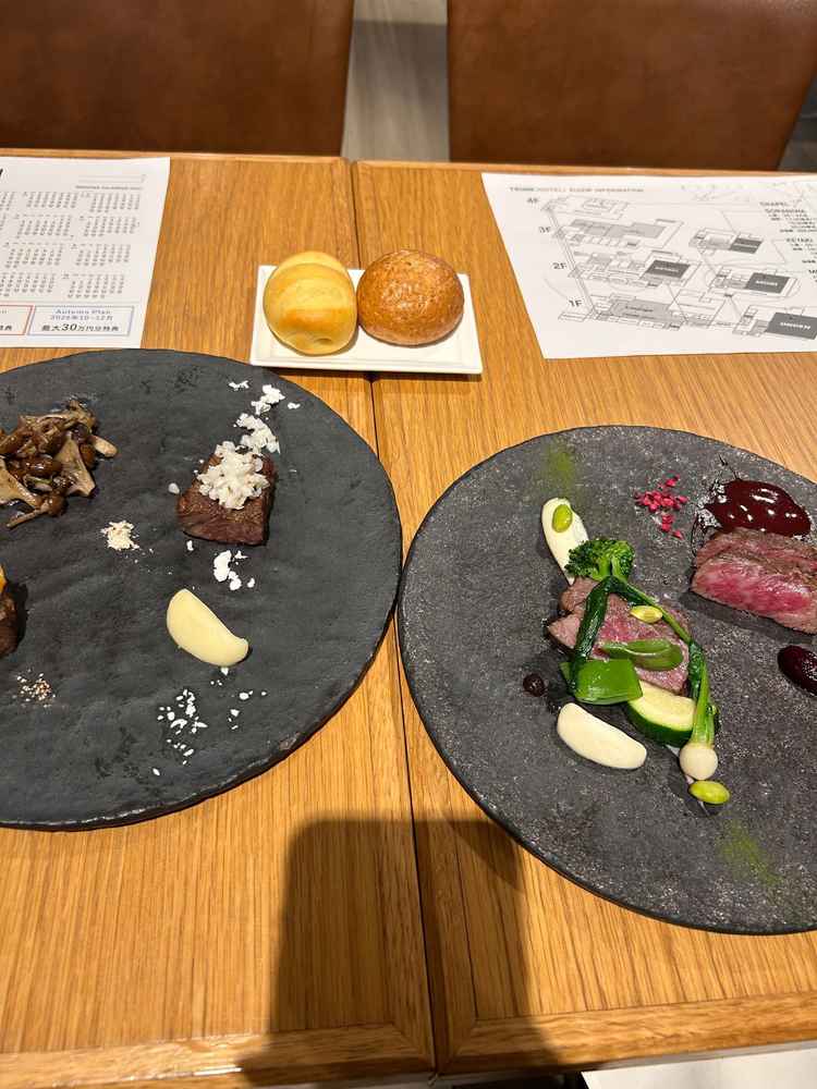 試食では、全種類のお肉料理をたべてイメージがつきました。