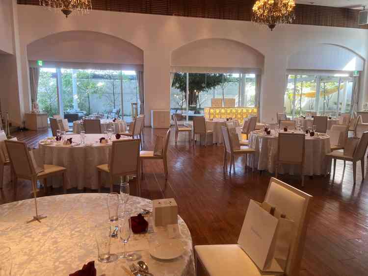 少人数から大人数の披露宴に対応している。特にその他の印象はない。