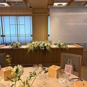 会場もとても綺麗で和の雰囲気だけでなく洋装も似合う会場でした。