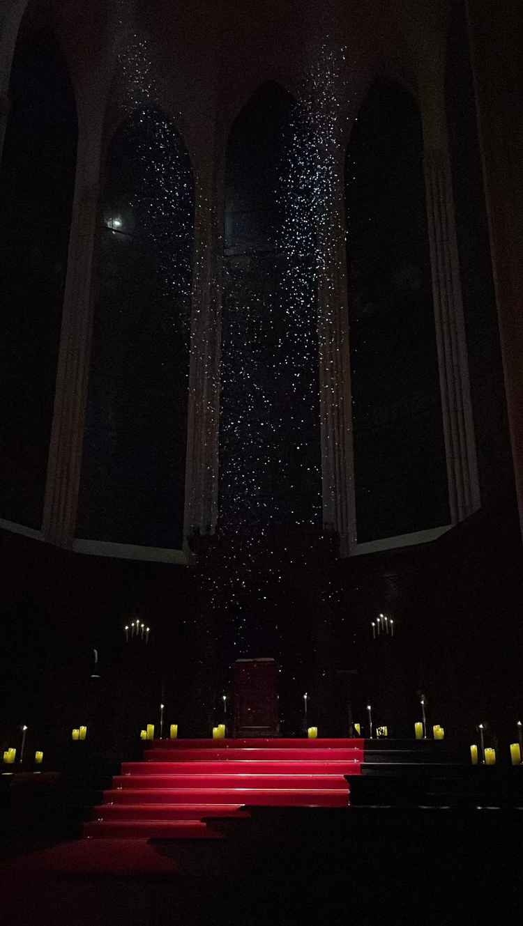 プラネタリウム演出にプラスして雪、星、羽、のいずれかを降らせることが出来るプランがある