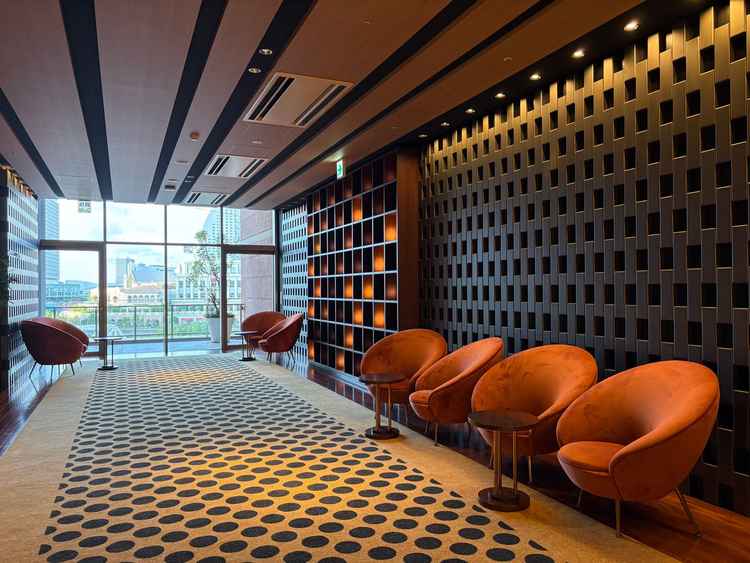 披露宴会場の隣にも貸切空間。自分色に染められる空間になりそうでした。