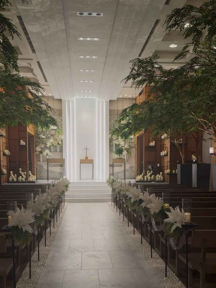 サイトに載っている写真そのままのイメージでとっても素敵なチャペルでした。