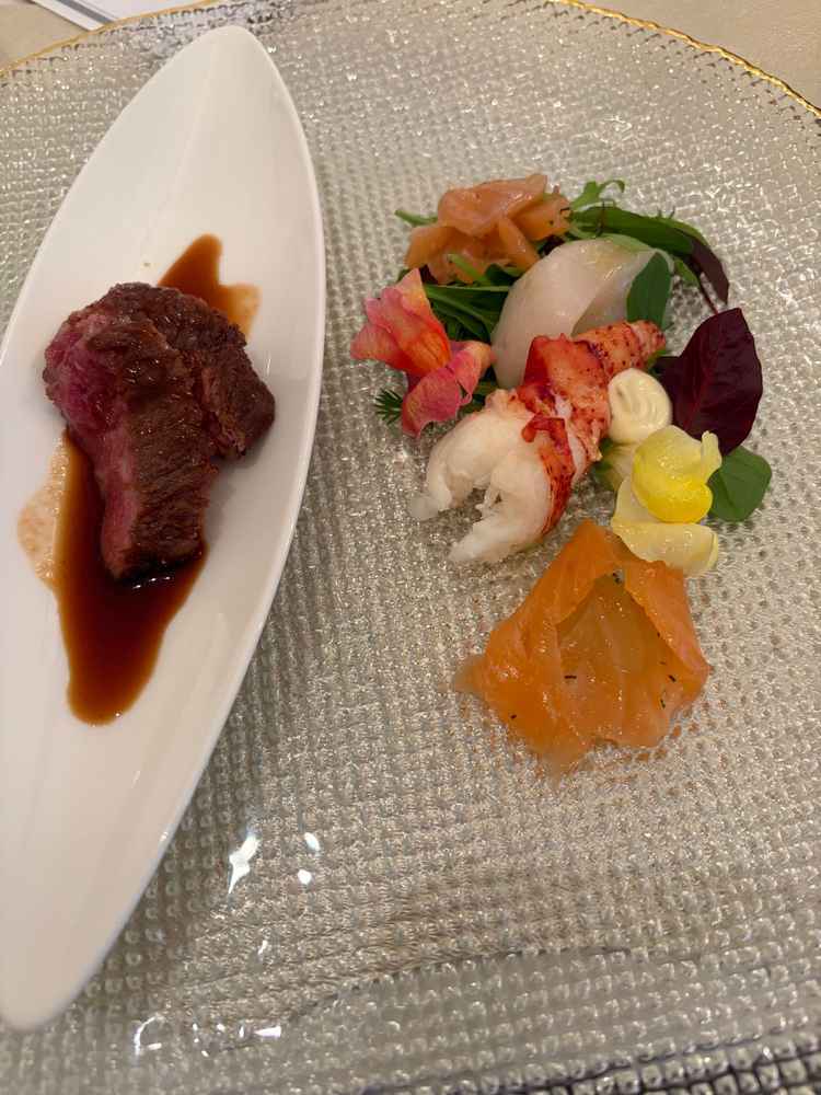 試食のワンプレート。美味しかったです。特に不満はないです。