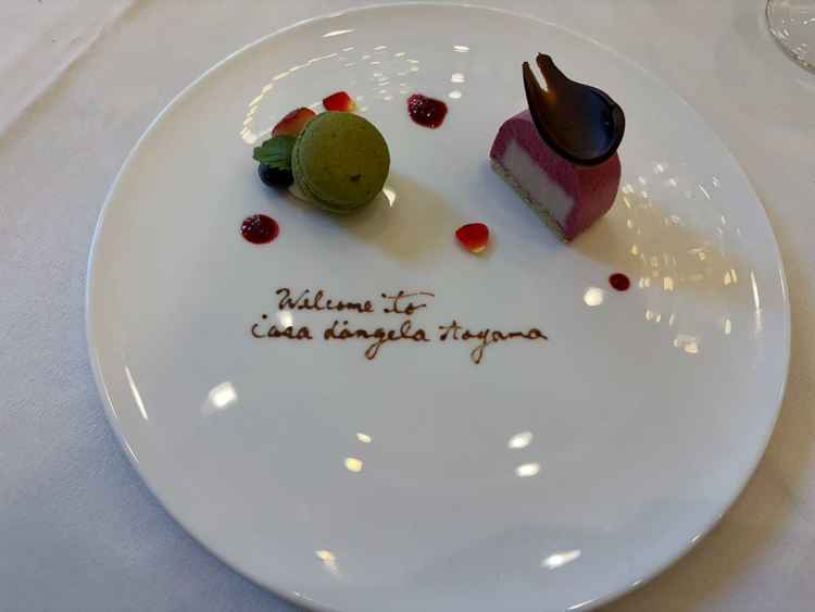 試食のスイーツ