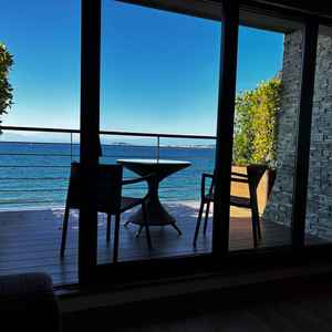 ホテルの客室からの景色