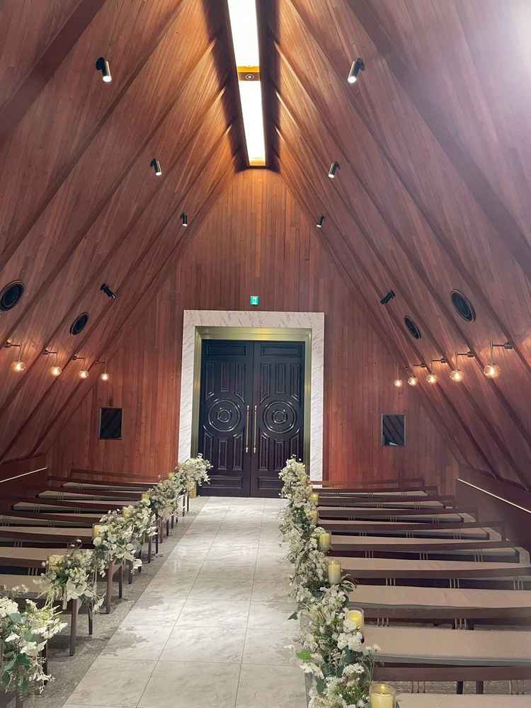 チャペルがおしゃれでした