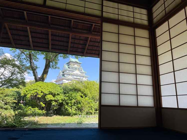 縁側から見えるの最高です