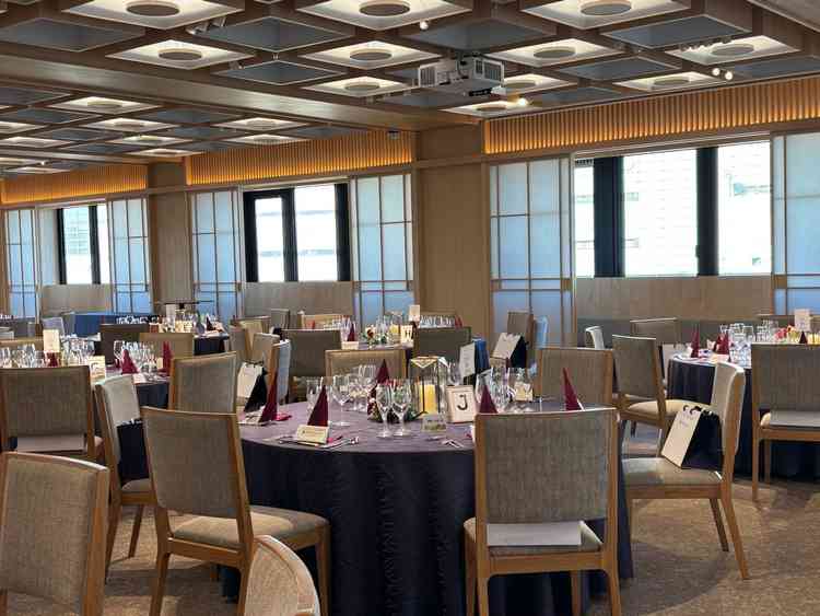 披露宴会場、素敵でした