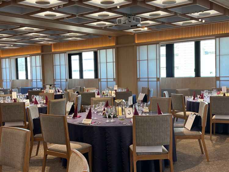 披露宴会場、素敵でした