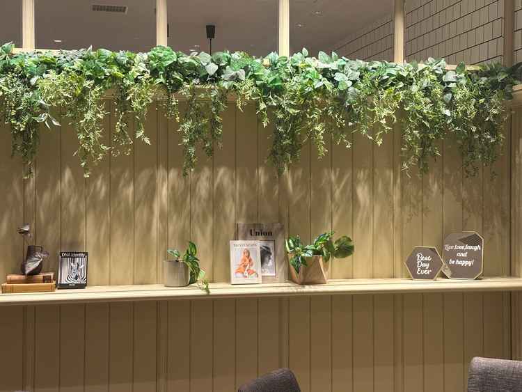 自分たちの思い描いているようなおしゃれな入り口でした。自然の緑も多く、とてもよかったです。